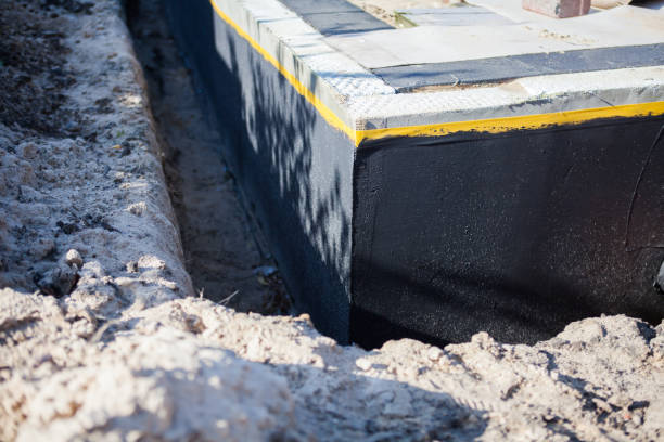 Professional Basement Waterproofing technician working in Oconto, WI